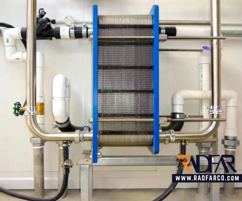 Cooler plate machine