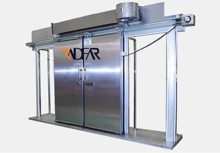 Double sided sliding door of industrial cold storage 768x538 1